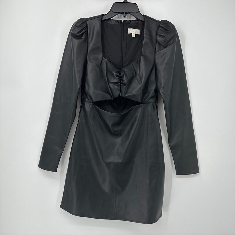 Torn by Ronny Kobo Black Mini Dress